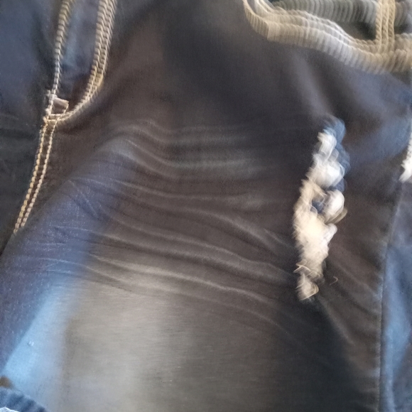 Kiss Bling Pocket Jean Shorts Beach Casual Streetwear Women's Size 20 - Picture 5 of 8